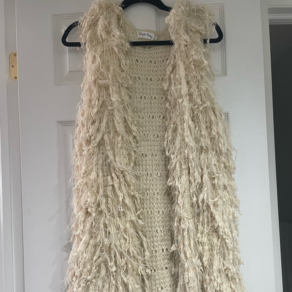 Sherpa Fringe Vest